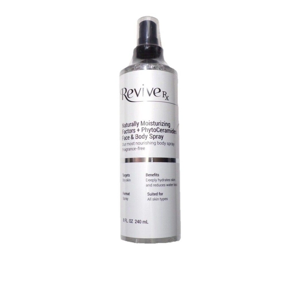 REVIVE Rx Naturally Moisturizing Factors & Phytoceramides Face&Body Spray, NEW